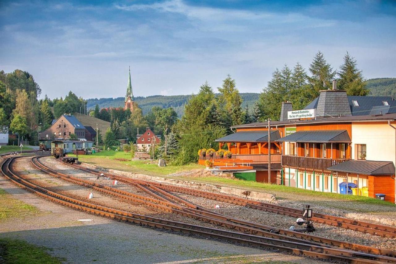 Pension An Der Erzgebirgsbahn Oberwiesenthal Exterior foto